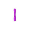 Vibromasseur triple stimulation très puissant violet USB 